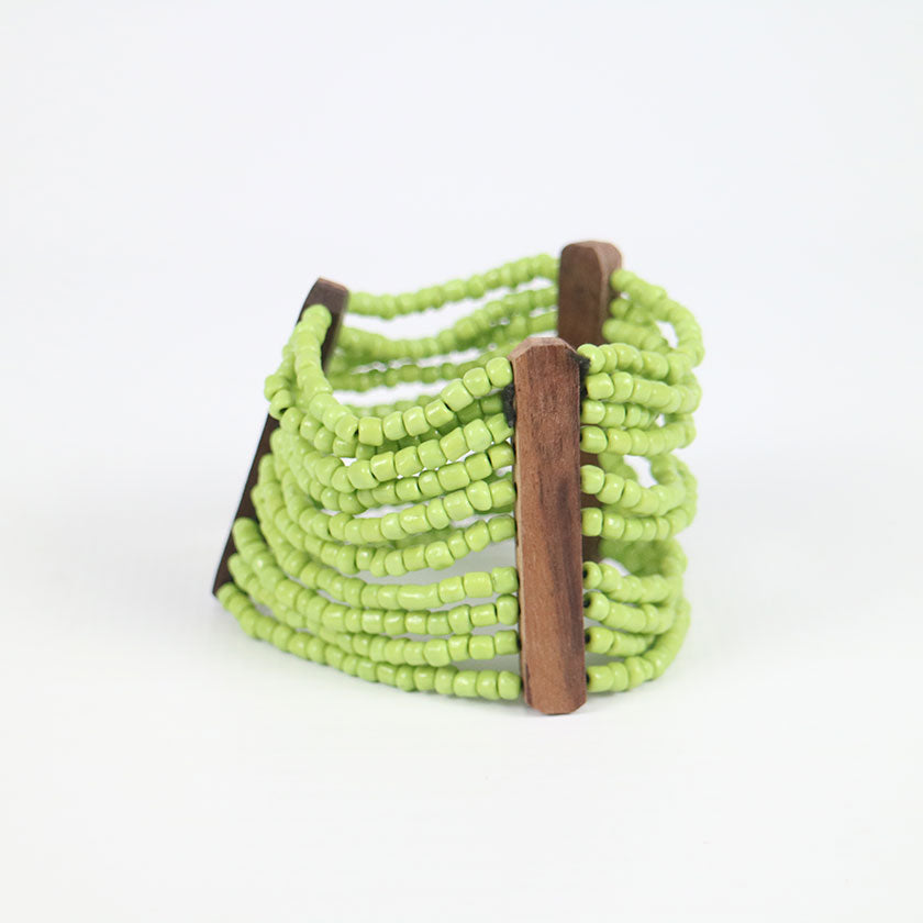 Bracelet multi bead cuff