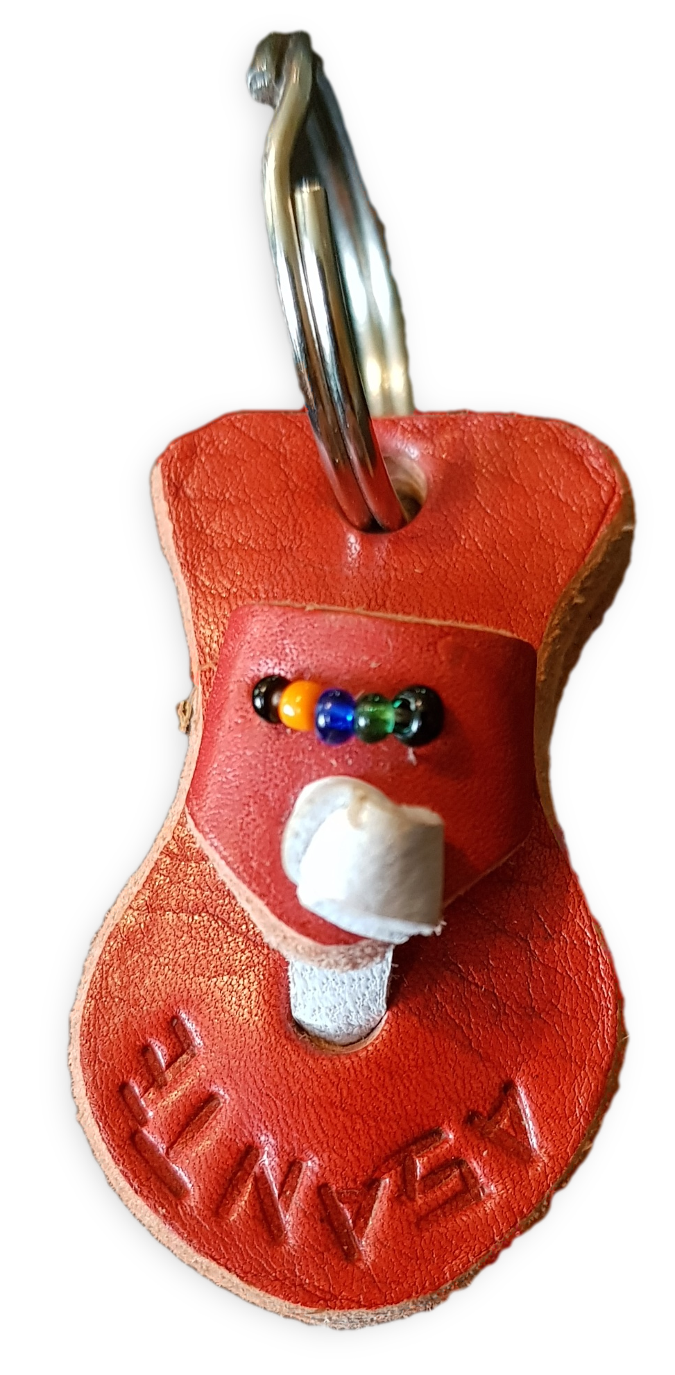 Keyring-leather sandals