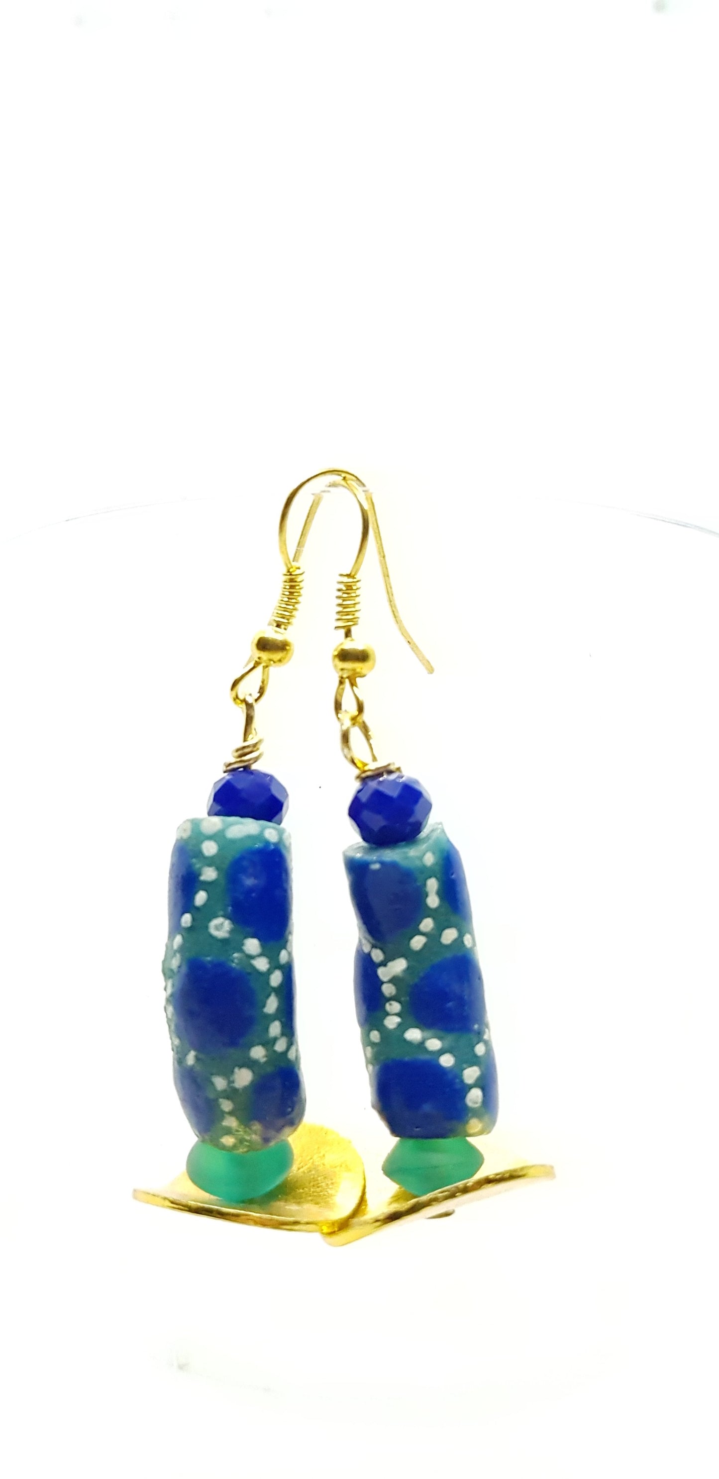 Earrings Krobo & Crystal