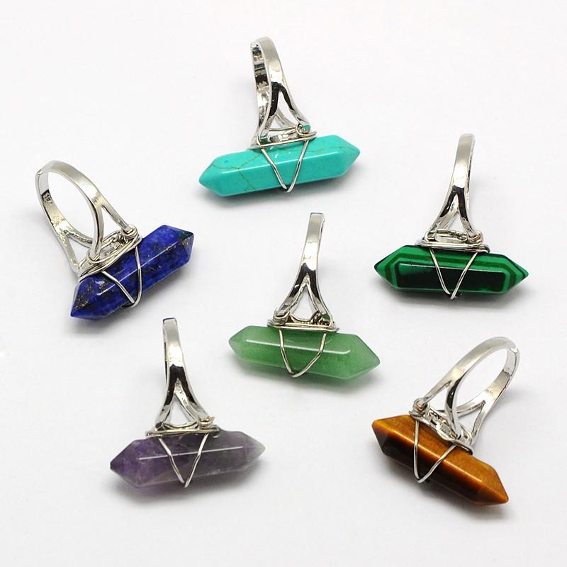 Jewellery-Rings Gemstone oblong