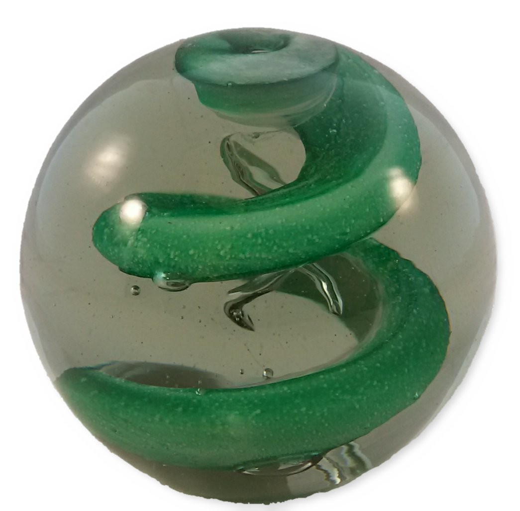 Glass Paper Weight-Swirl