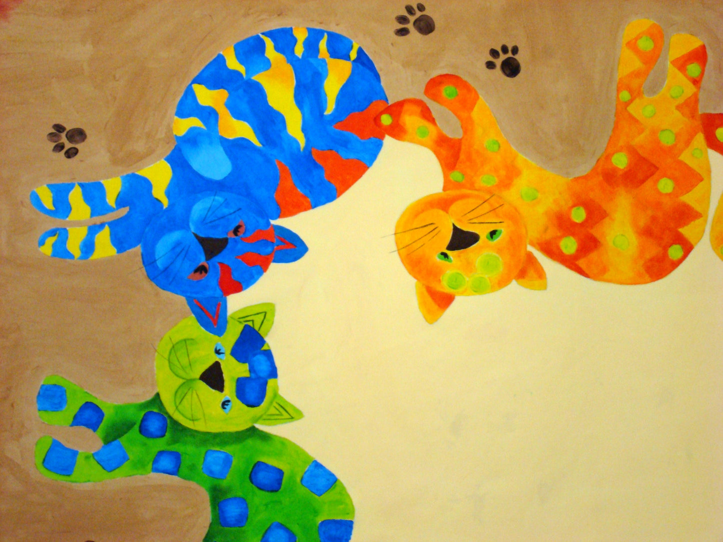 Table clothes-hand painted