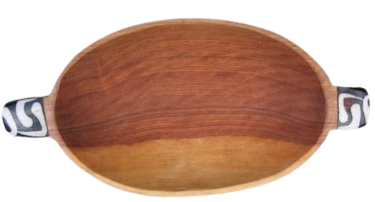 Wood- bowl oval