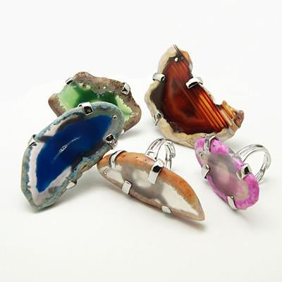 Jewellery-Rings Gemstone flat