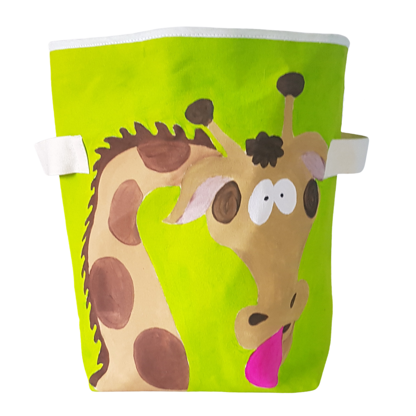 Toy bin-Handpainted canvas