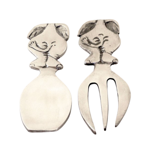 Salad Servers - Aluminum
