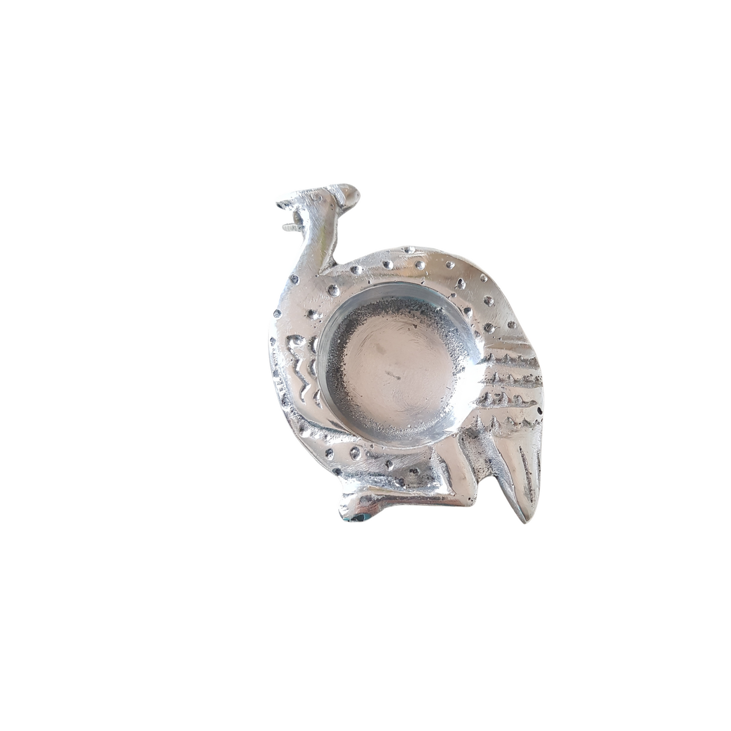 Salt pot & spoon - Aluminum